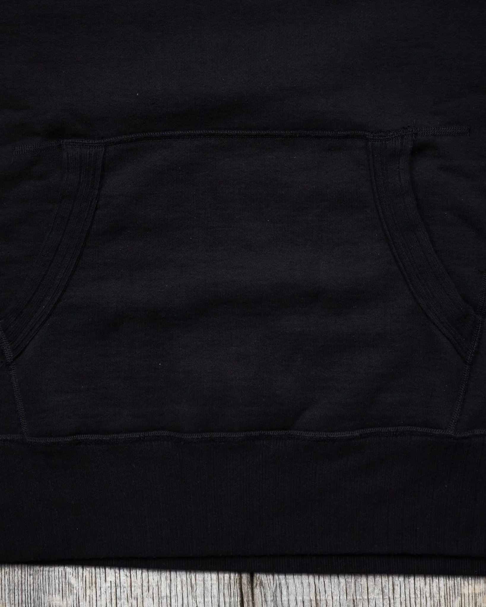 Whitesville Heavyweight Loop-Wheeled Hoodie Black WV67729