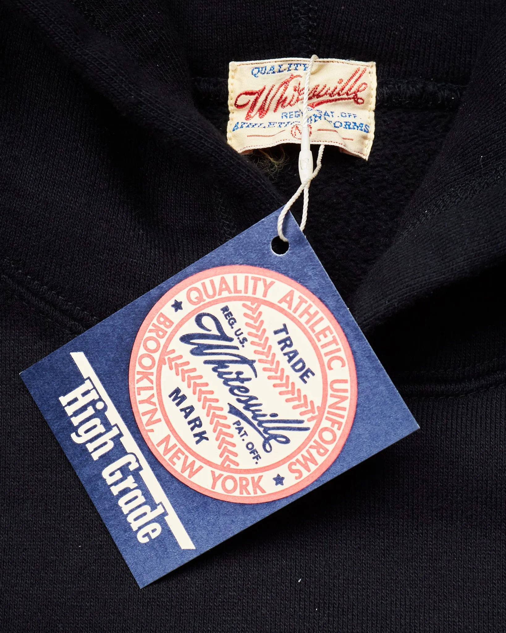 Whitesville Heavyweight Loop-Wheeled Hoodie Black WV67729