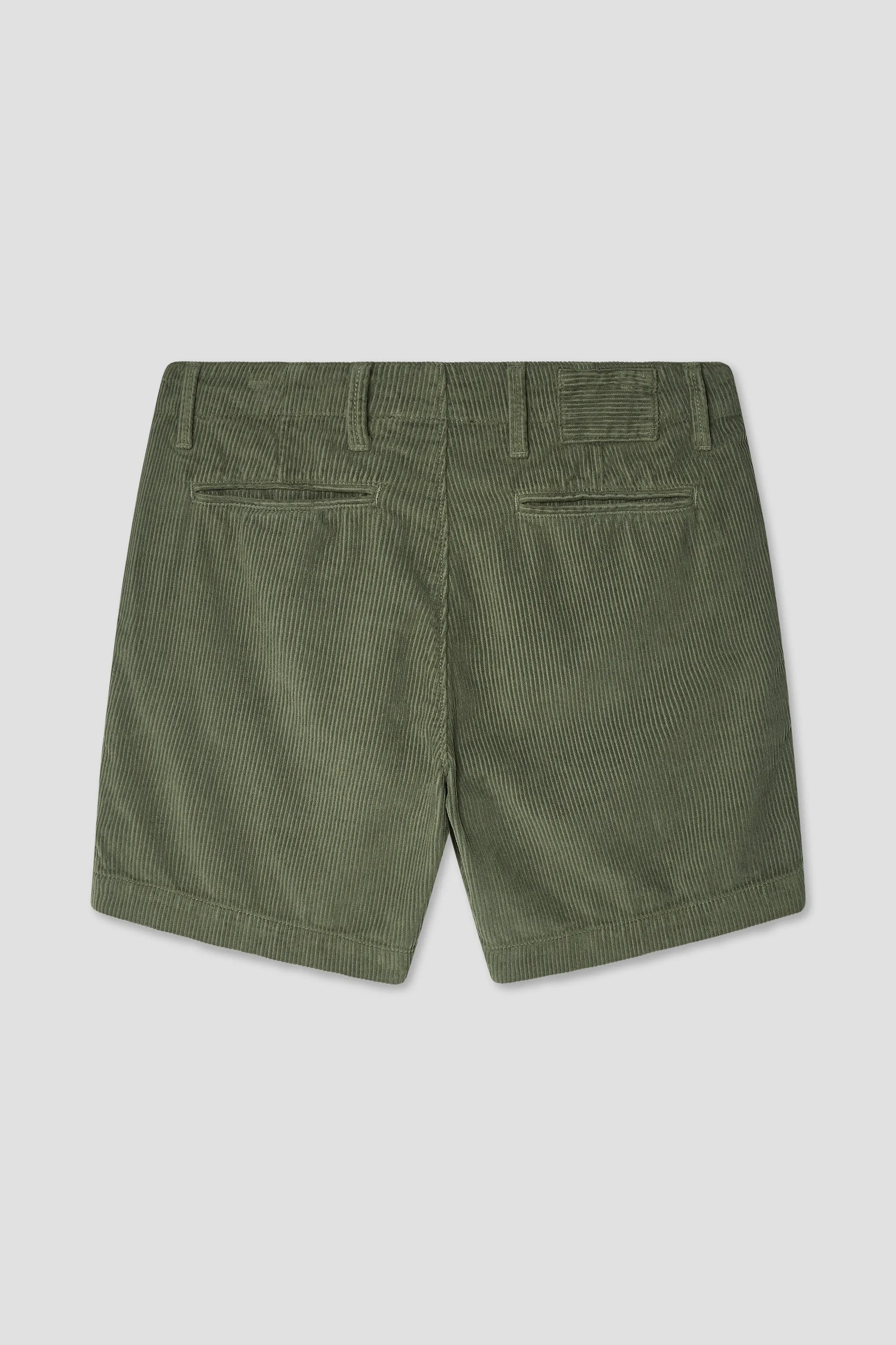 Wide Wale Cord Button Fly Short