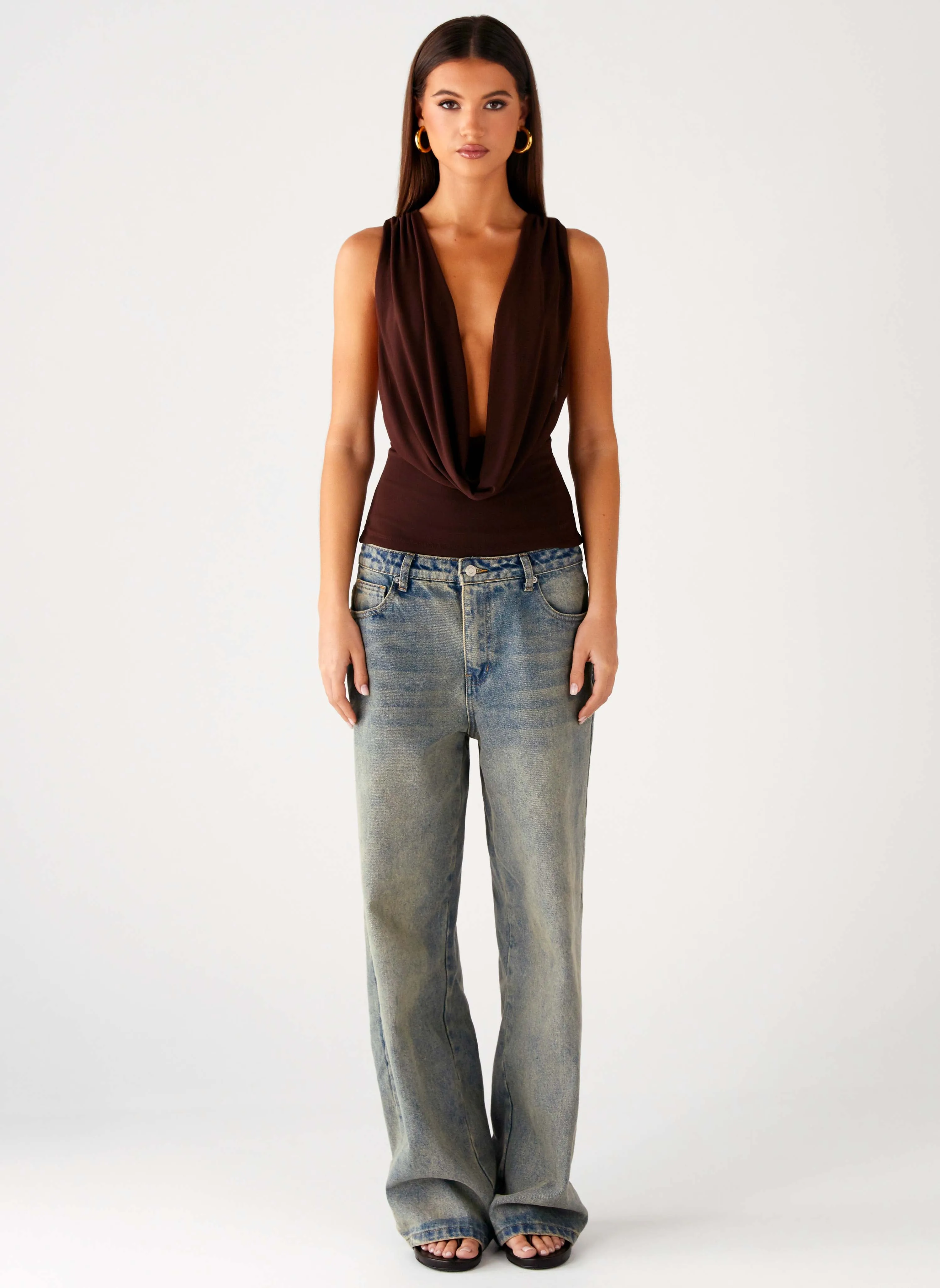 Oracle Top - Chocolate Comfortable Wear Ventilated Panel Design