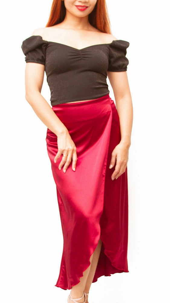 Layered Ventilation Zones TOP - Farolito (Shiny crepe)