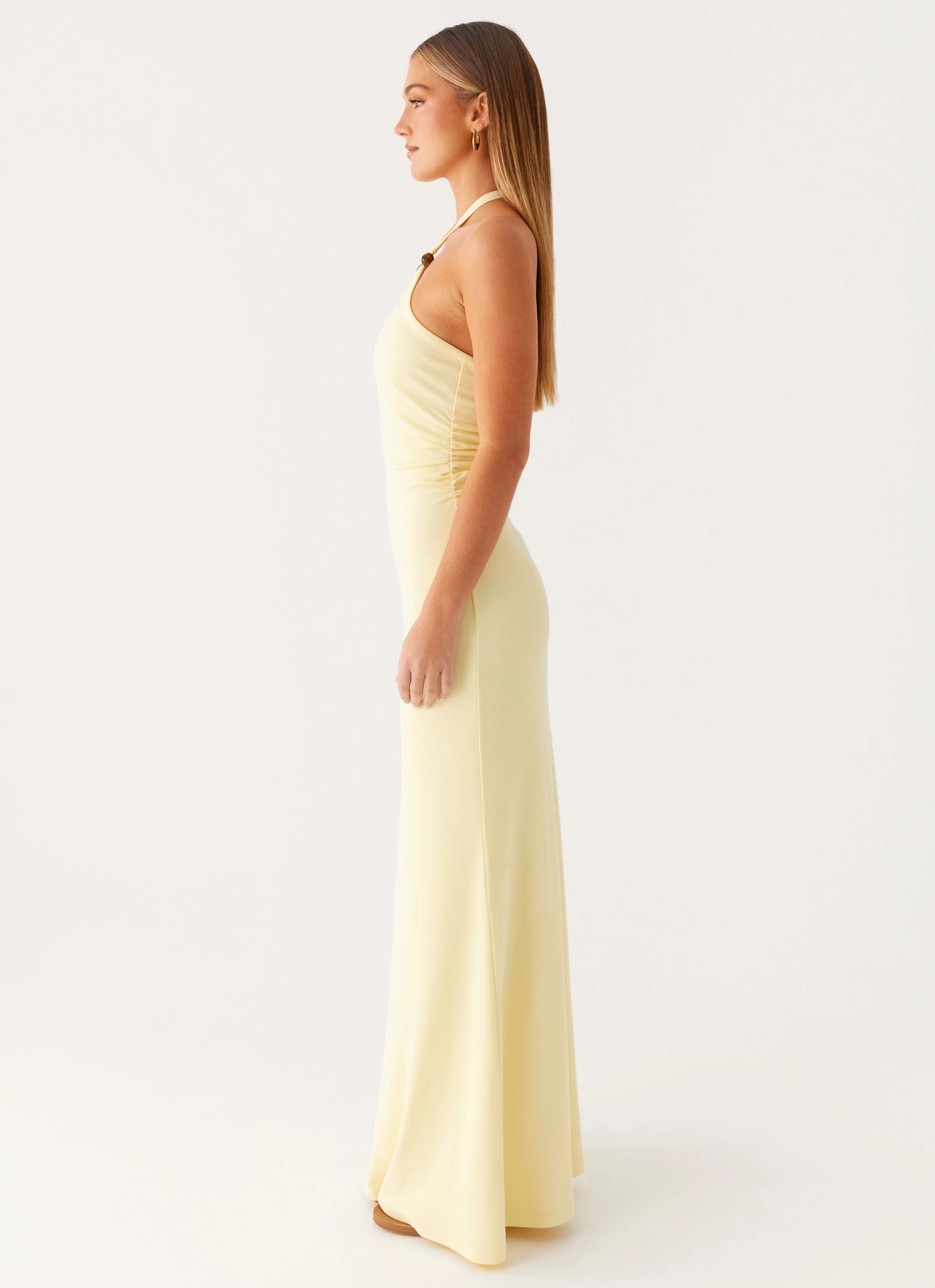 Instant Attraction Maxi Dress - Yellow Work Appropriate Athleisure Trend