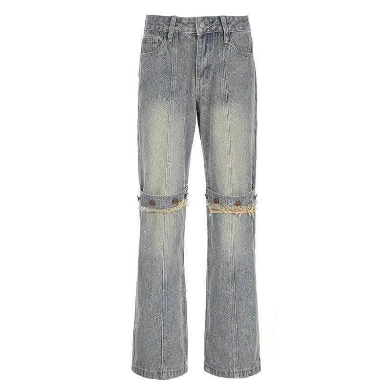 Women Baggy Wide Leg Denim Jeans