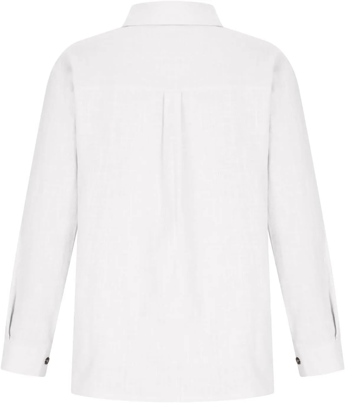 Womens Button Down Linen Shirt Business Casual Tops Long Sleeve Lapel Shirt Dressy Shirts for Work Lightweight Shirts