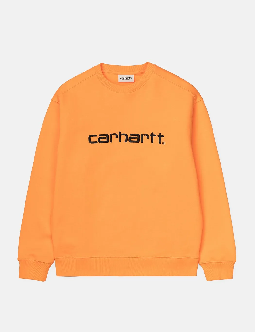 Womens Carhartt-WIP Sweatshirt - Pop Orange/Black