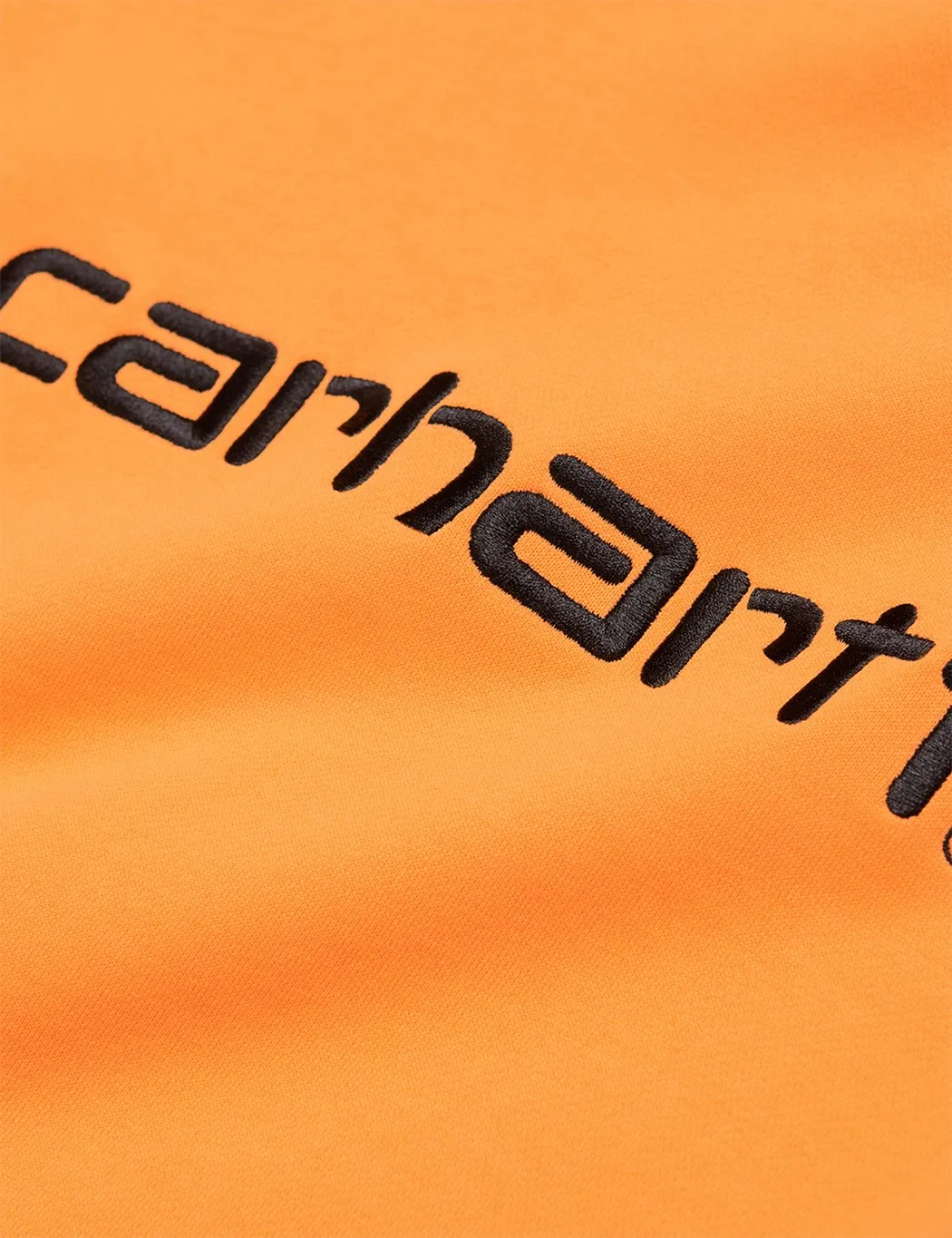 Womens Carhartt-WIP Sweatshirt - Pop Orange/Black