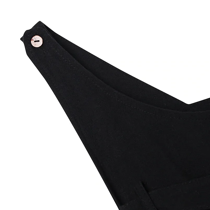 Women's Casual Cotton Sleeveless Jumpsuit