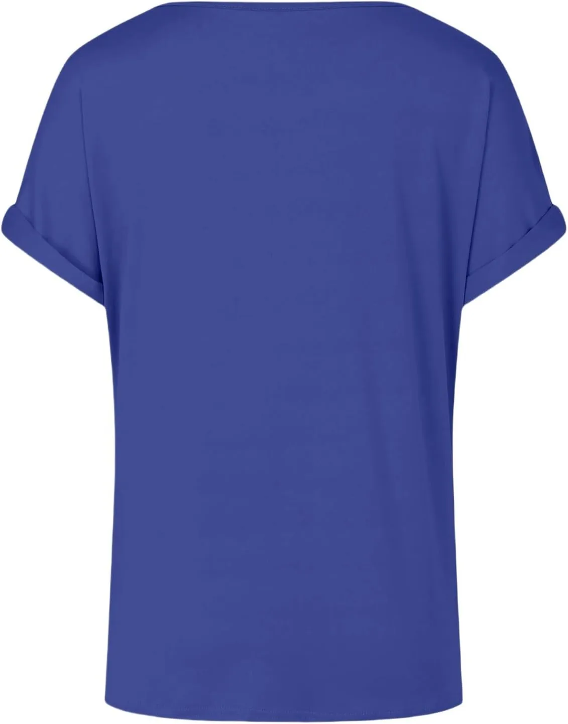 Women's Comfy Casual Summer Tops Short Sleeve V Neck Blouses T Shirts Twist Knot Basic Tees T Shirt Loose