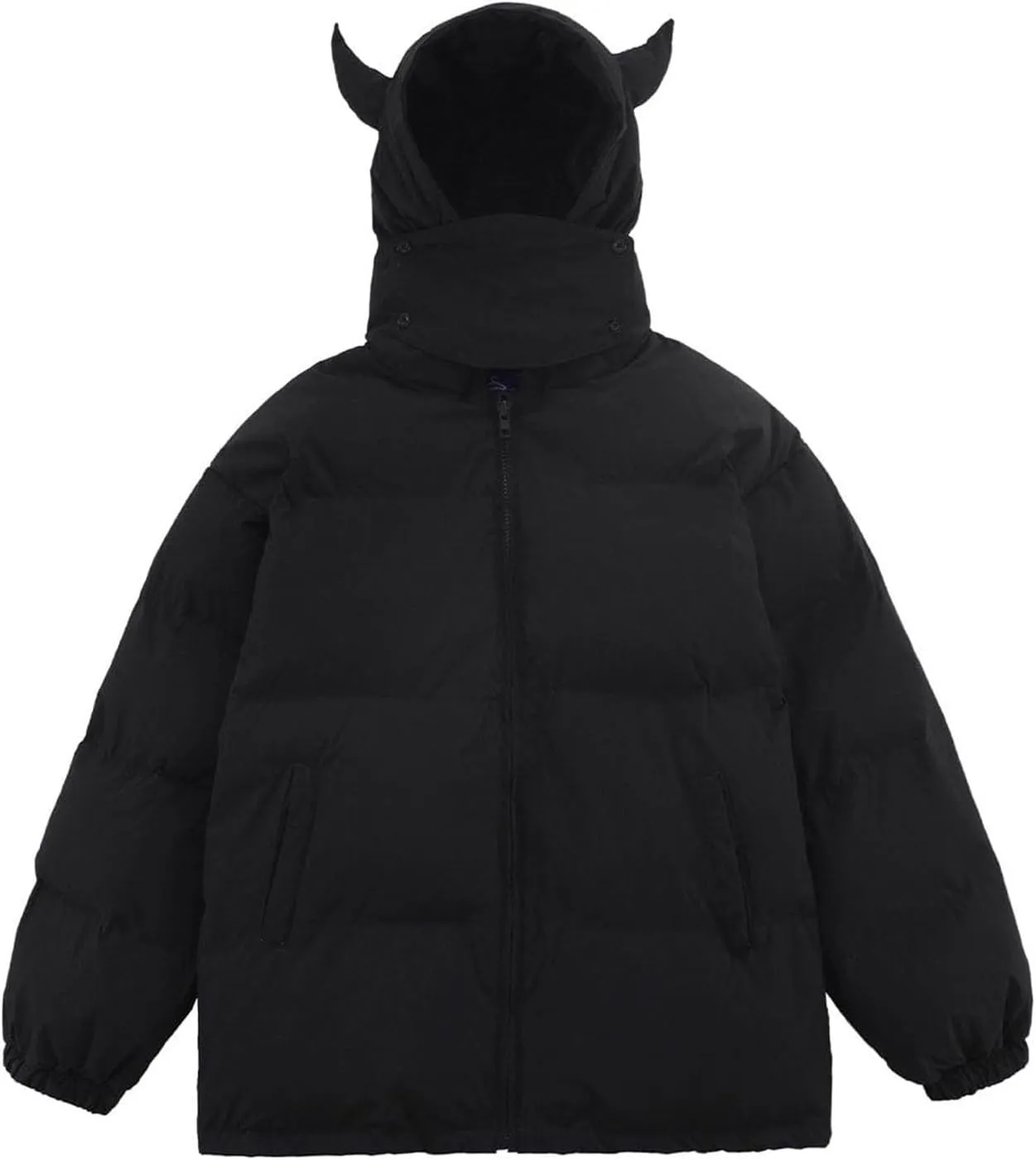 Womens Cropped Puffer Jackets Hoodies Fashion Teen Girls Cute Bubble Puffy Short Down Coats Winter Jackets Outerwear