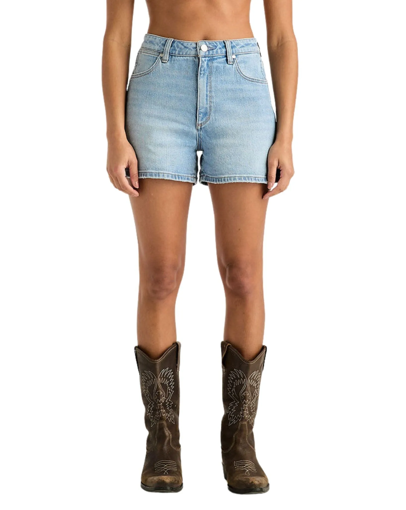 Womens Hi Bells Short - Infinite Sky