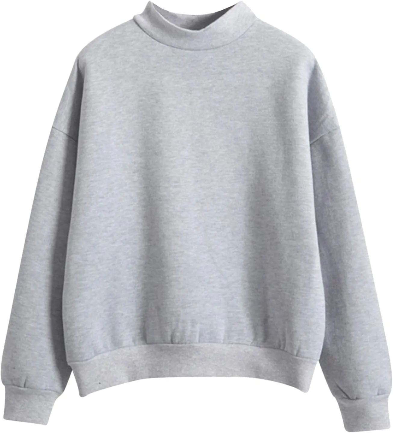 Womens Oversized Sweatshirts Hoodies Fleece Crew Neck Pullover Sweaters Casual Comfy Fall Fashion Outfits Clothes