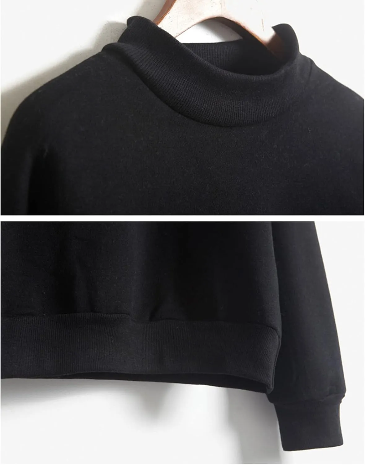 Womens Oversized Sweatshirts Hoodies Fleece Crew Neck Pullover Sweaters Casual Comfy Fall Fashion Outfits Clothes