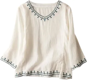Relaxed Fit Linen Shirts