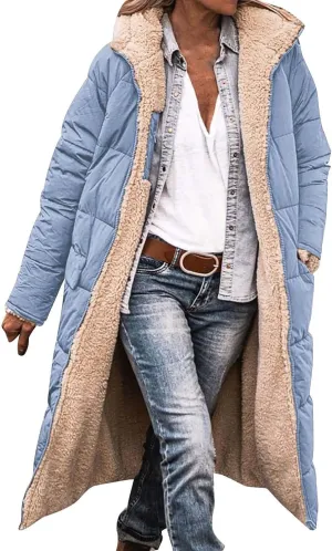 Women's Ski Jacket Winter Snow Coat Faux Fur Removable Hood Fleece Jackets Outerwear Lined Warm Cotton Coats