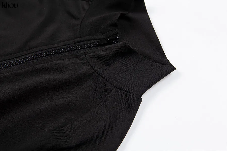 Women's Spring/Autumn Slim Fitness Bodysuit With Turtleneck