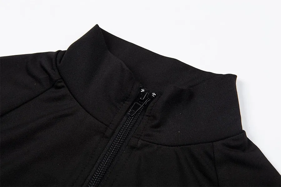 Women's Spring/Autumn Slim Fitness Bodysuit With Turtleneck