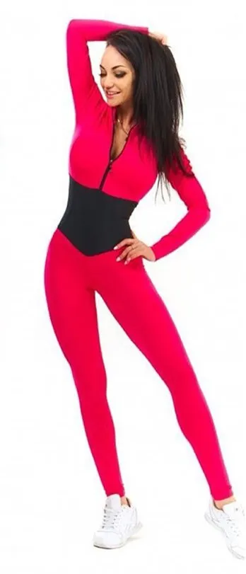 Women's Spring/Autumn Slim Fitness Bodysuit With Turtleneck