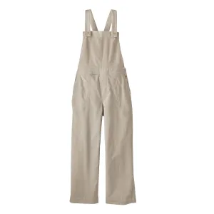 Womens Stand Up Cropped Corduroy Overalls