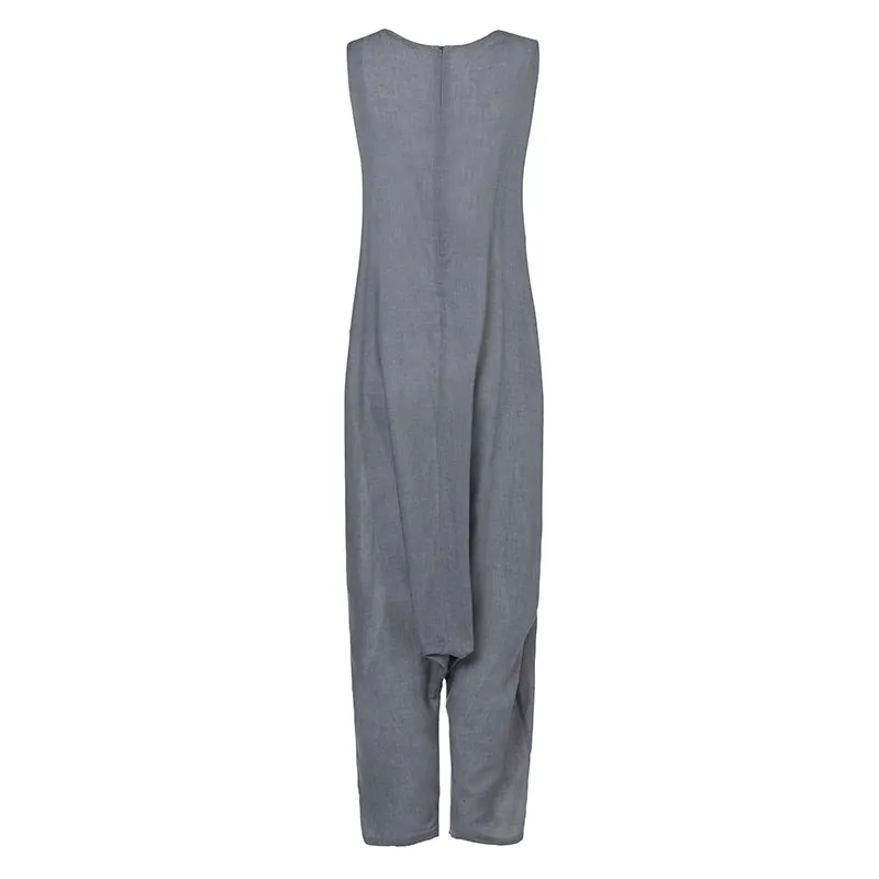 Women's Summer Loose Long Jumpsuit
