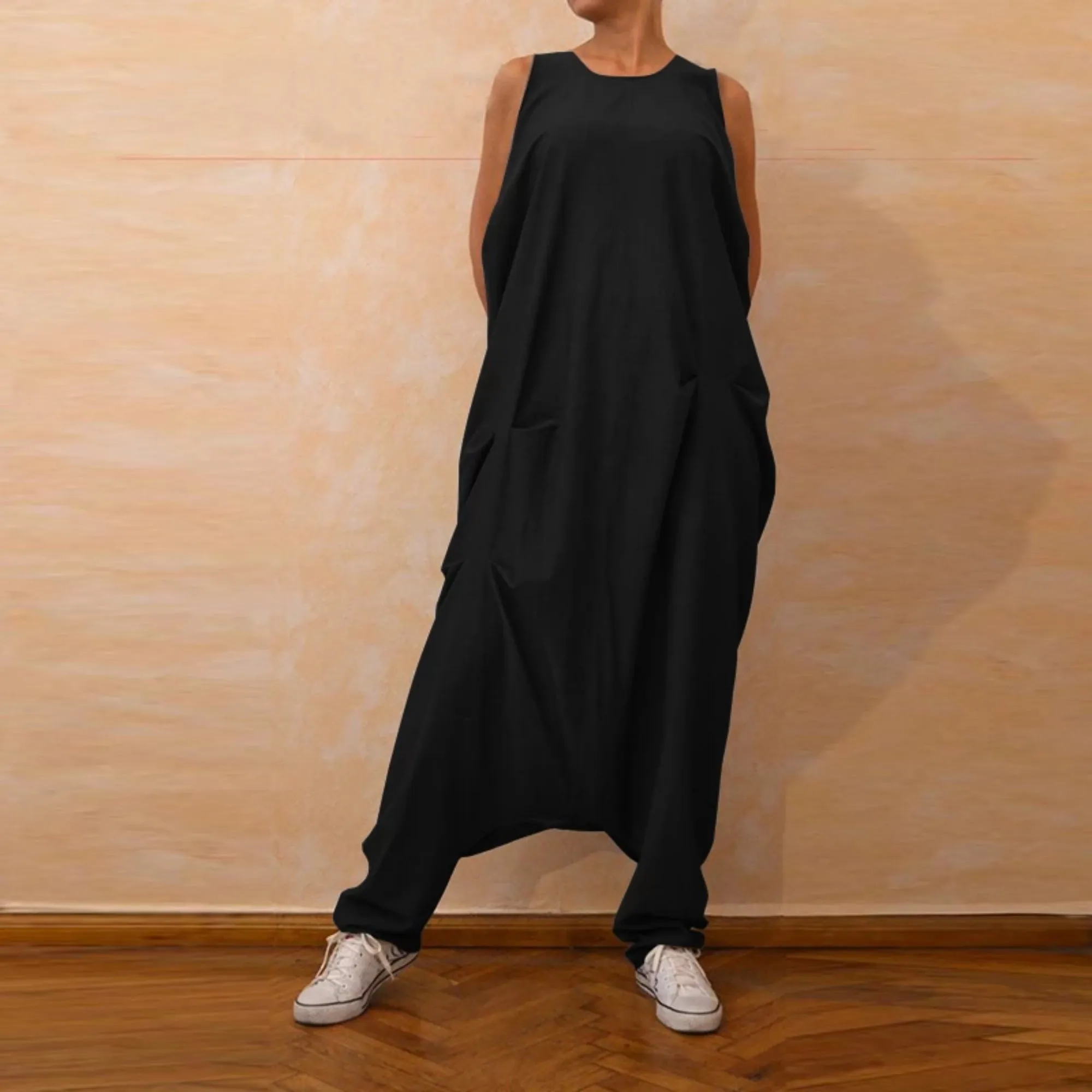 Women's Summer Loose Long Jumpsuit
