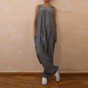 Women's Summer Loose Long Jumpsuit
