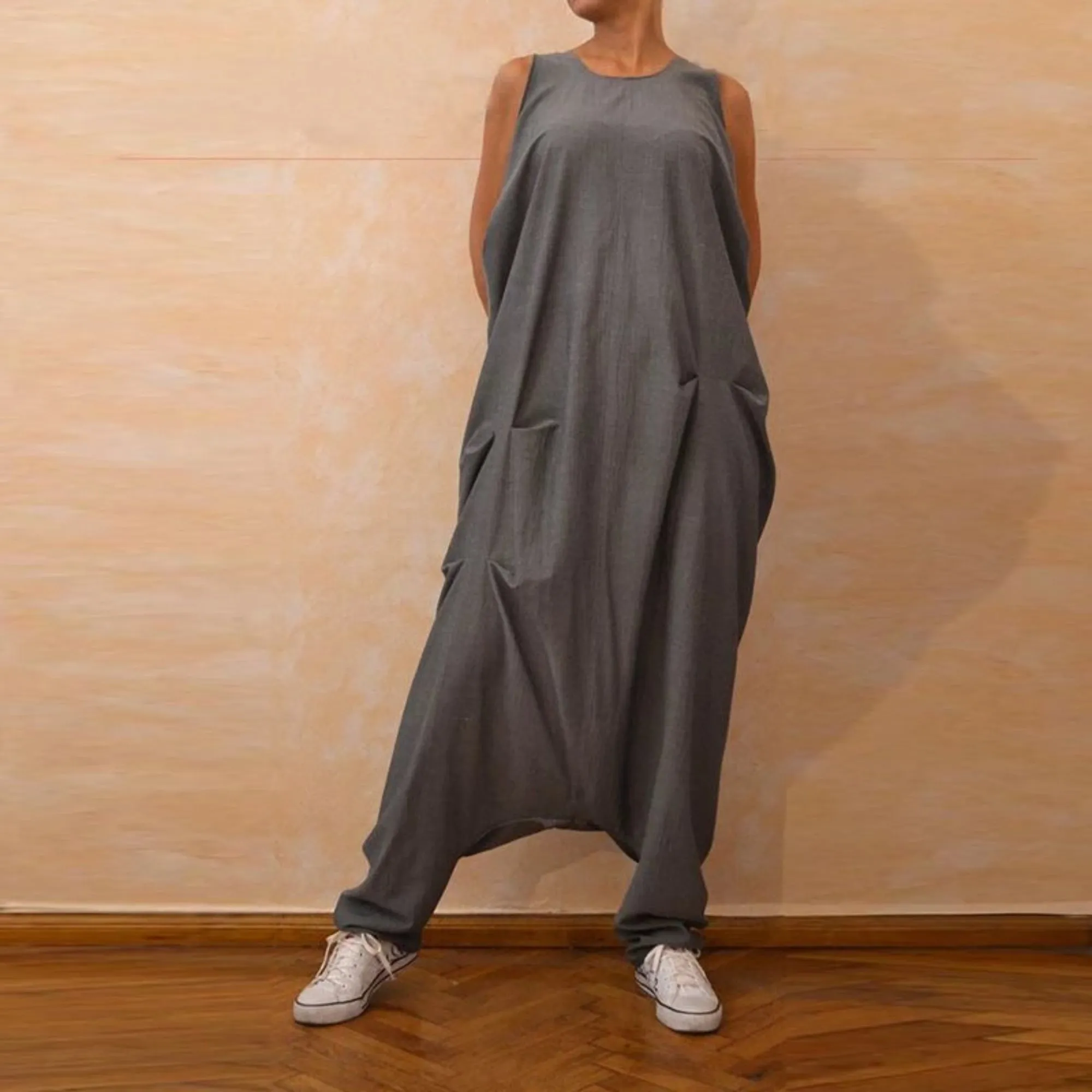 Women's Summer Loose Long Jumpsuit