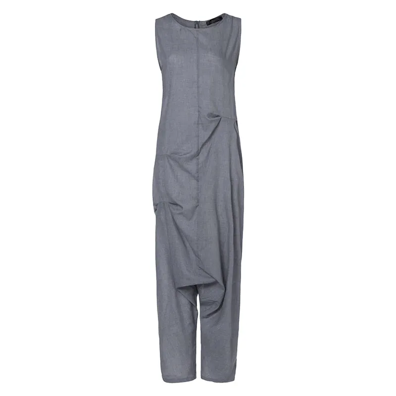 Women's Summer Loose Long Jumpsuit