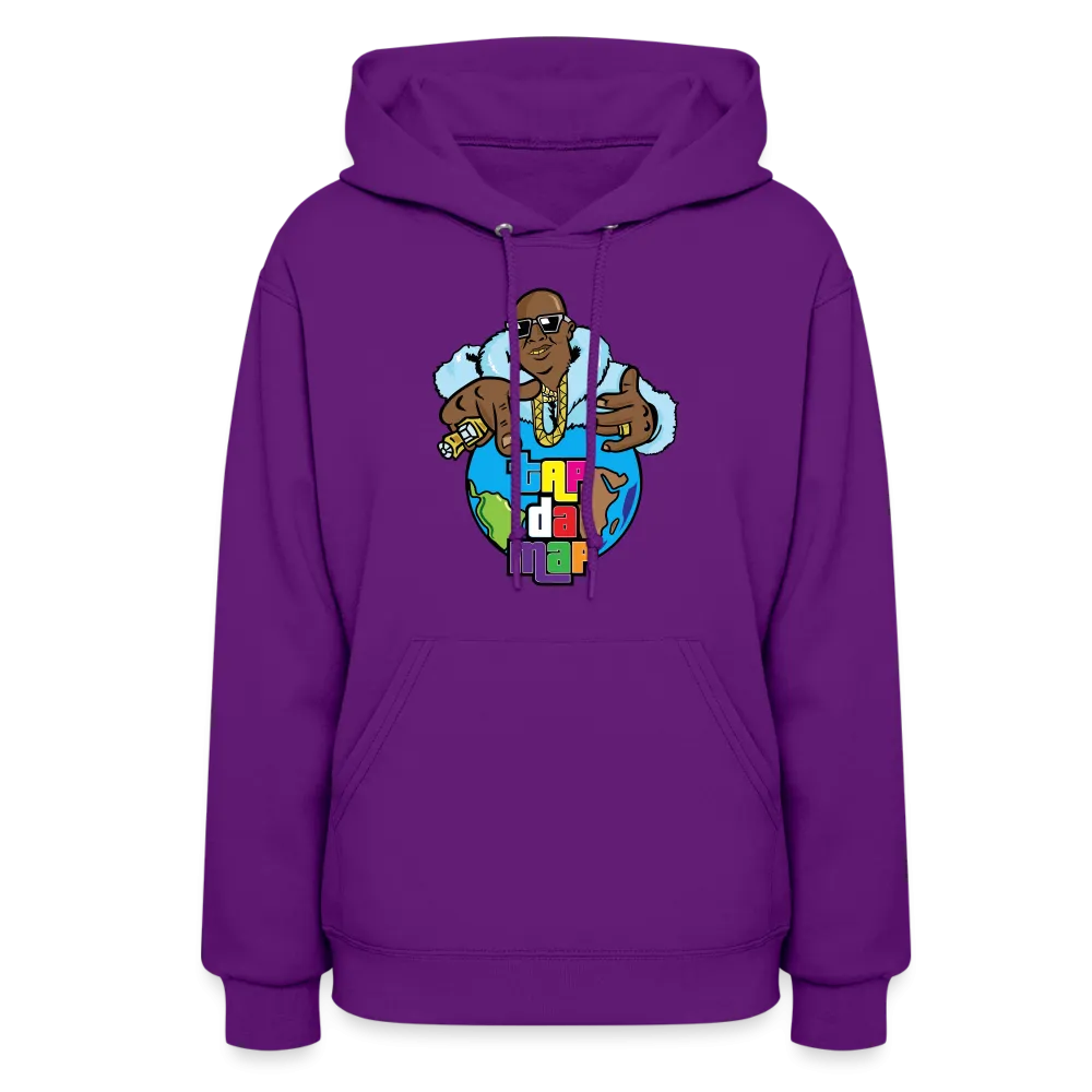 Women's Tap Da Map Hoodie