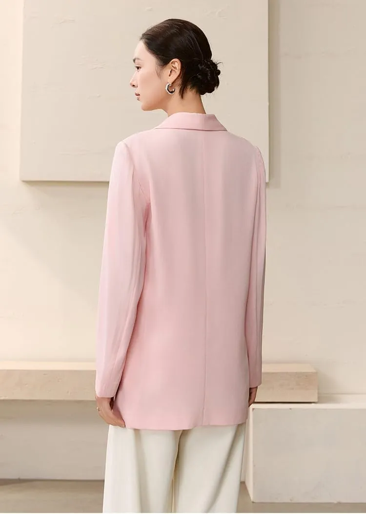 Women's Two Pieces Suit Shawl Lapel Office Work Tuxedos Jacket Pants Tailored Fit