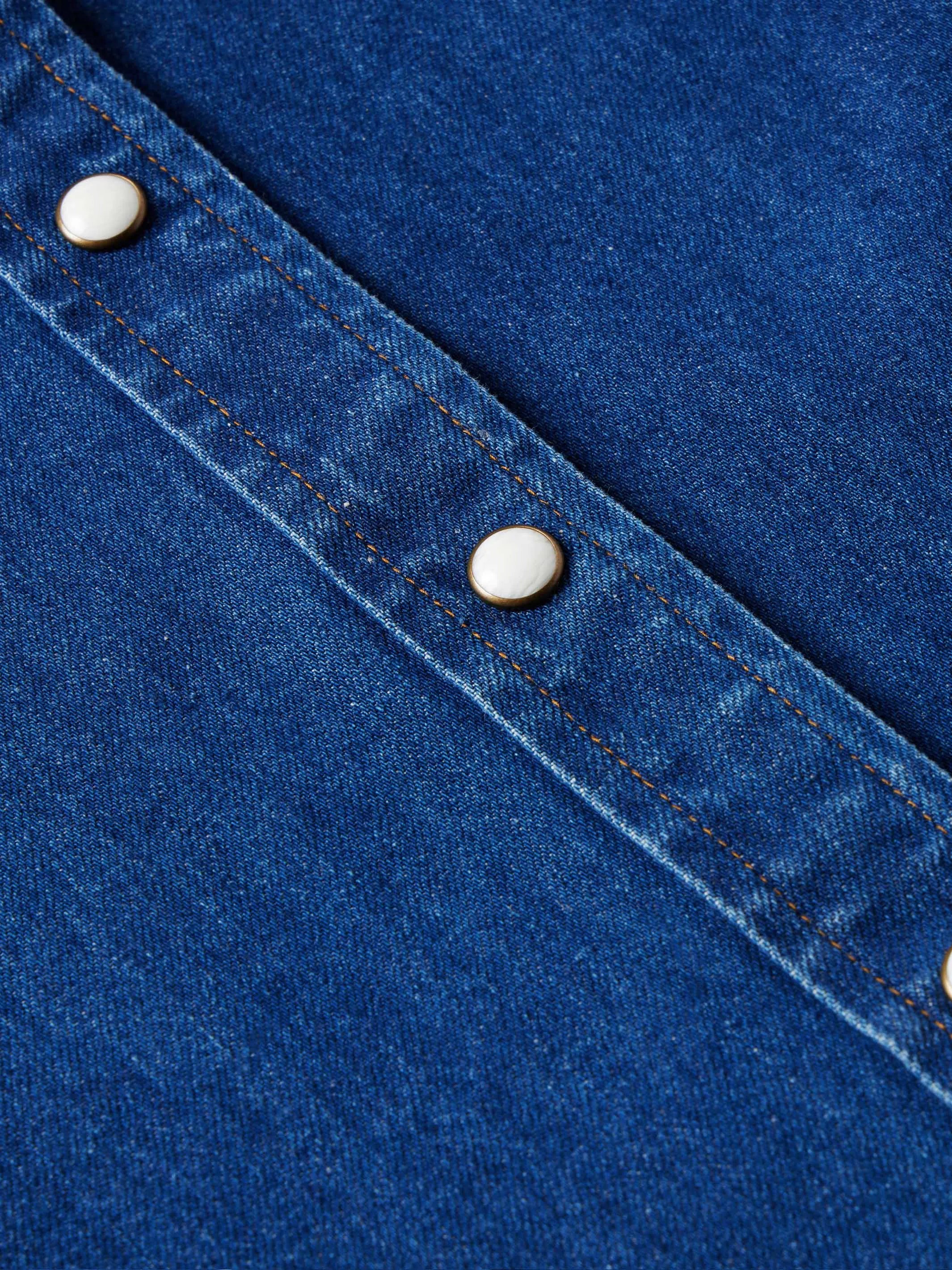 Women's Western Denim Pearl Snap