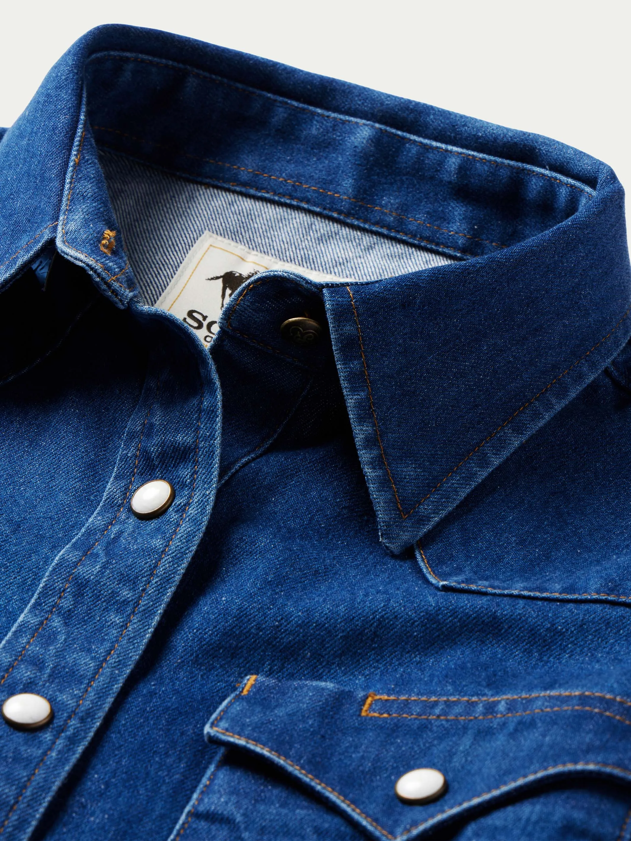 Women's Western Denim Pearl Snap