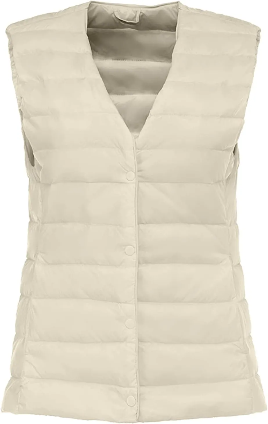 Womens Winter Vest Puffer Down Vests Warm Sleeveless Winter 2023 Lightweight Coat Button Down Jackets Outerwear Coats