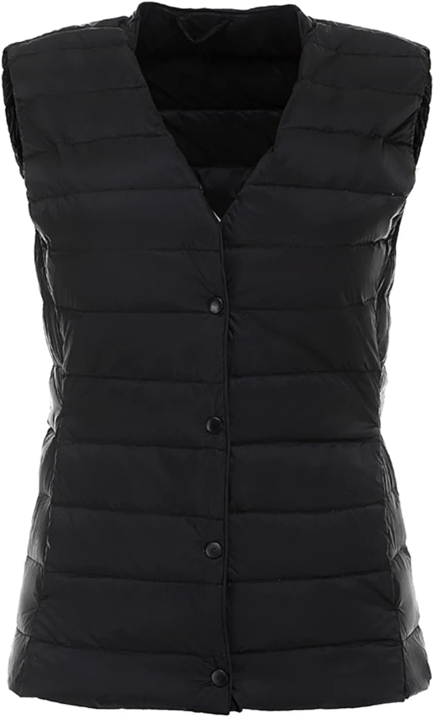 Womens Winter Vest Puffer Down Vests Warm Sleeveless Winter 2023 Lightweight Coat Button Down Jackets Outerwear Coats