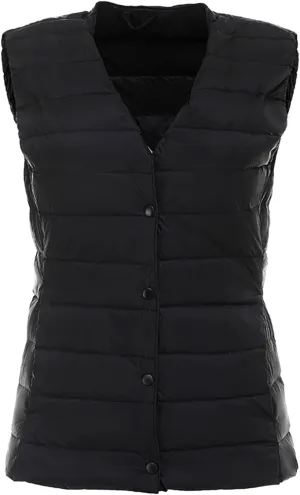 Womens Winter Vest Puffer Down Vests Warm Sleeveless Winter 2023 Lightweight Coat Button Down Jackets Outerwear Coats