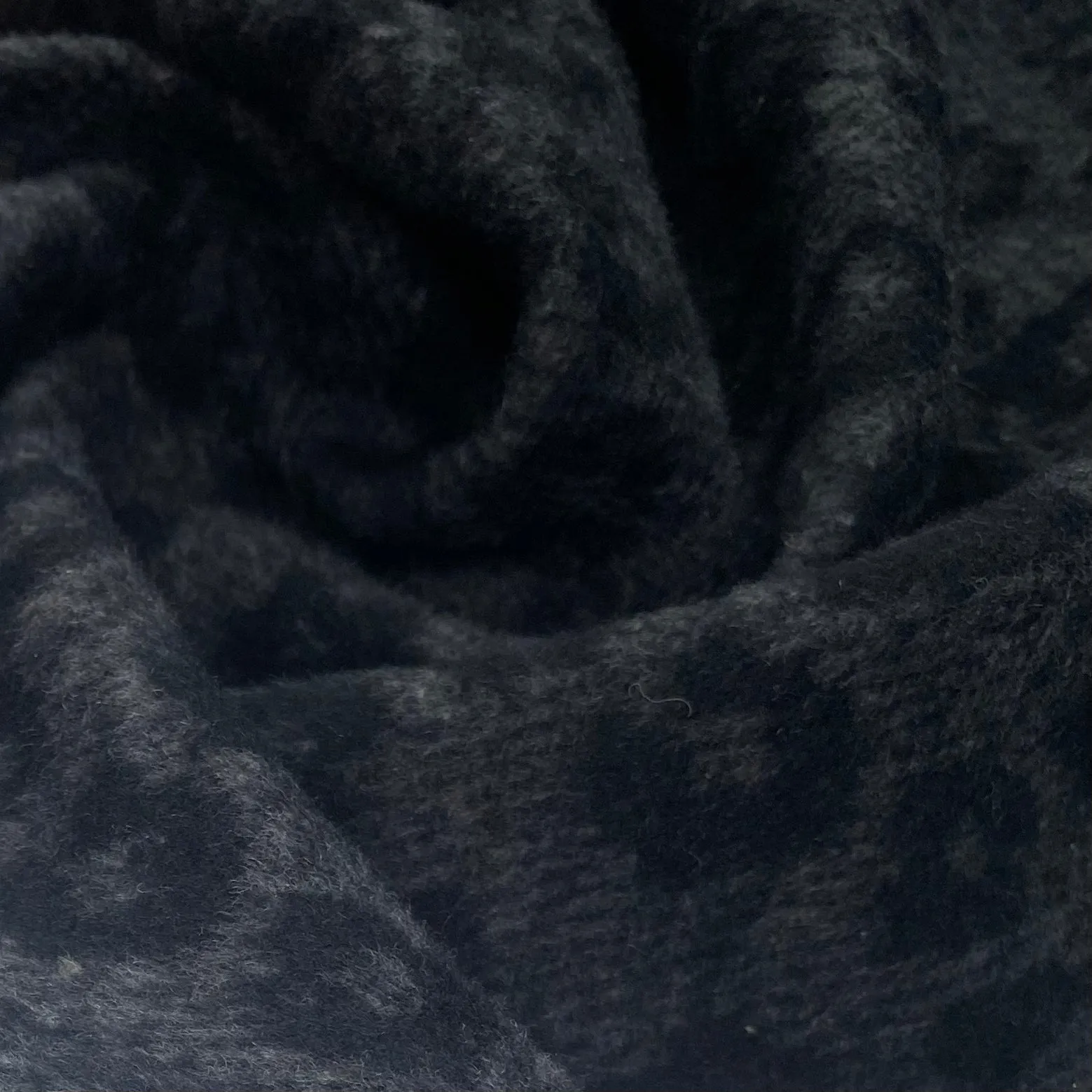Wool Blend Coating - Cheetah - Grey/Black
