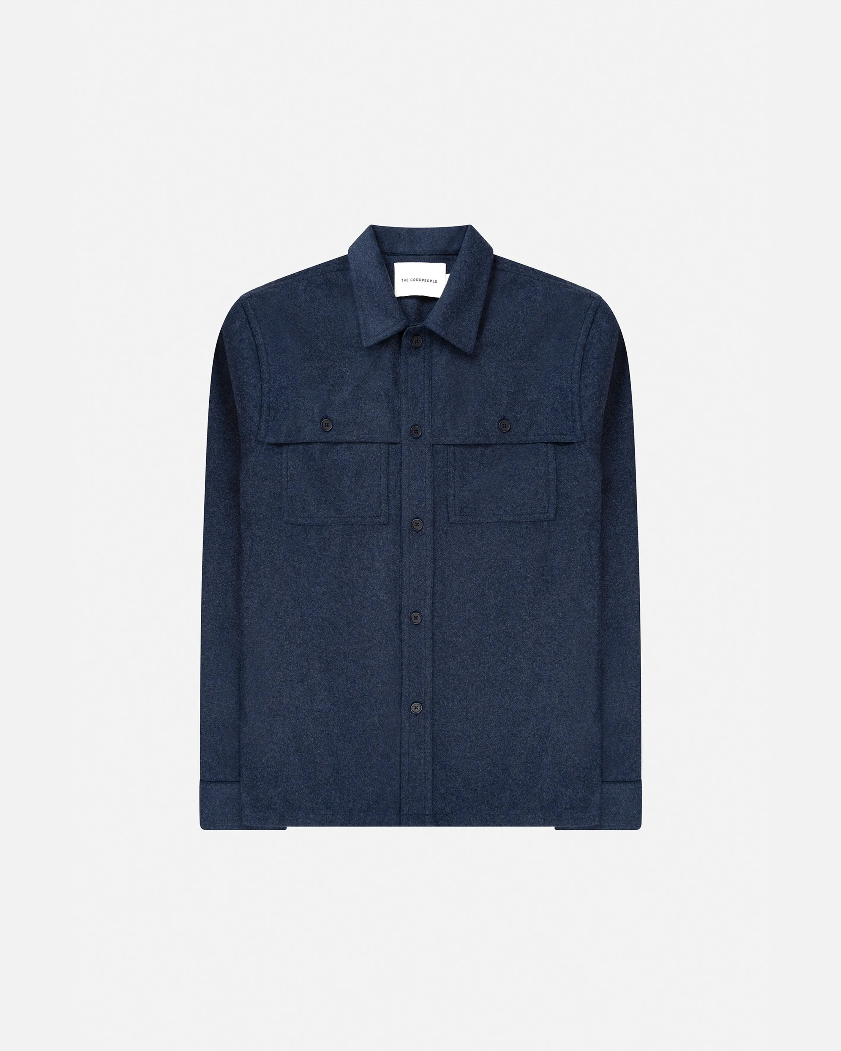 Wool Blend Overshirt