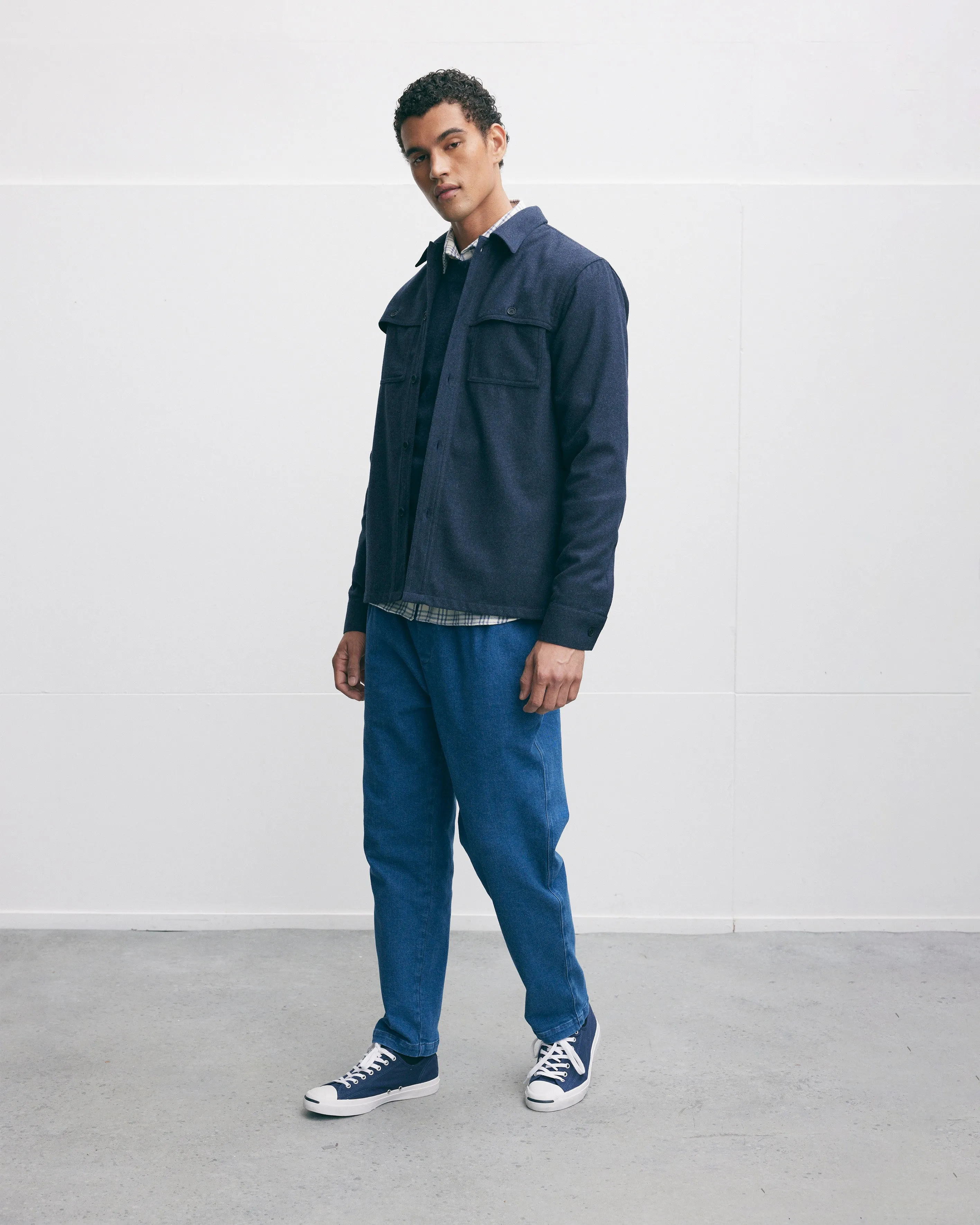 Wool Blend Overshirt