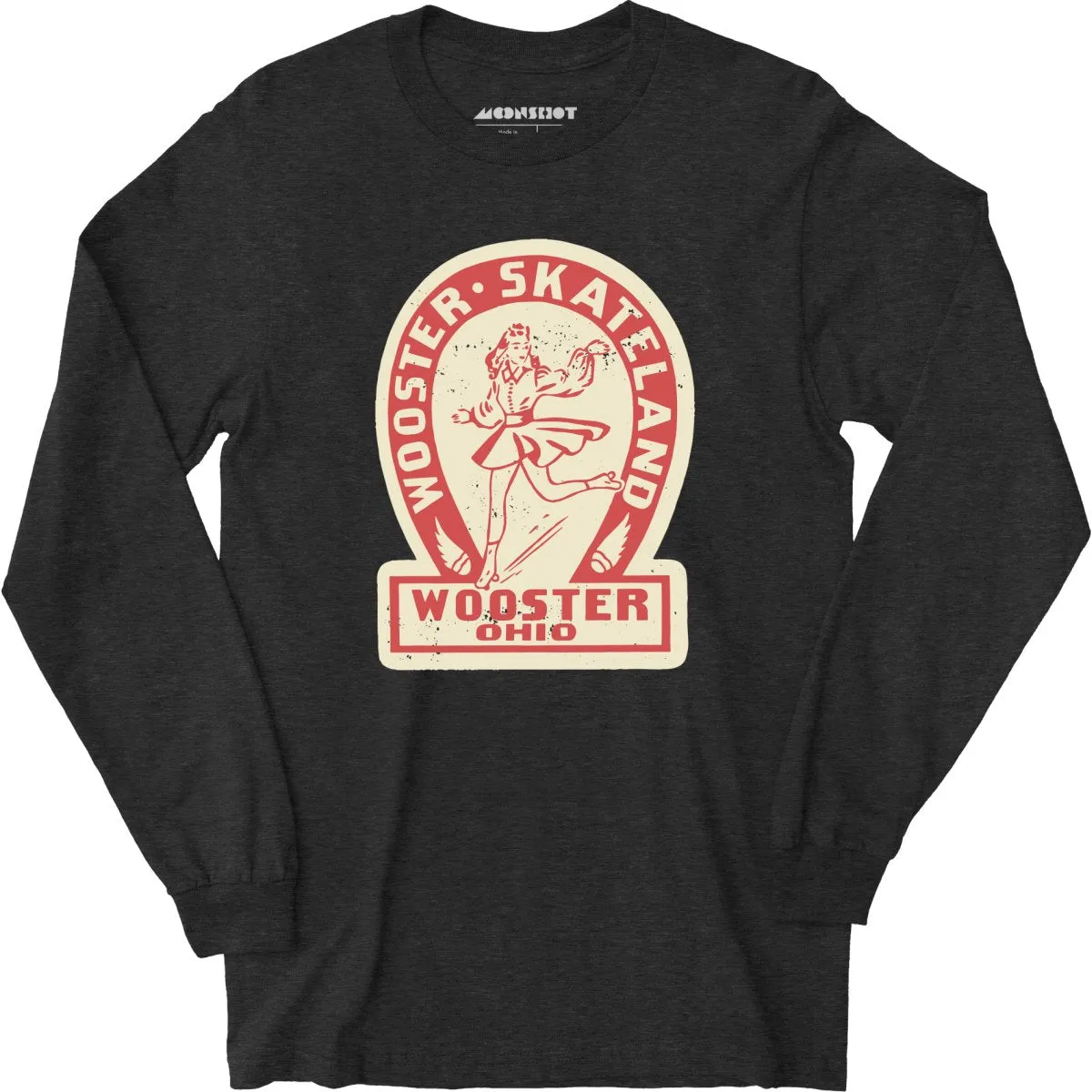 Wooster Skateland - Wooster, OH - Vintage Roller Rink - Long Sleeve T-Shirt