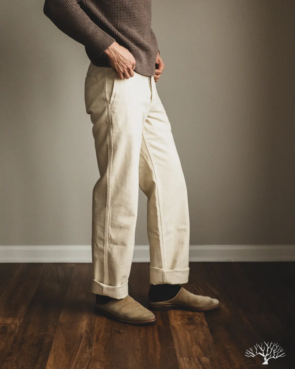 Work Pant - Ecru Twill