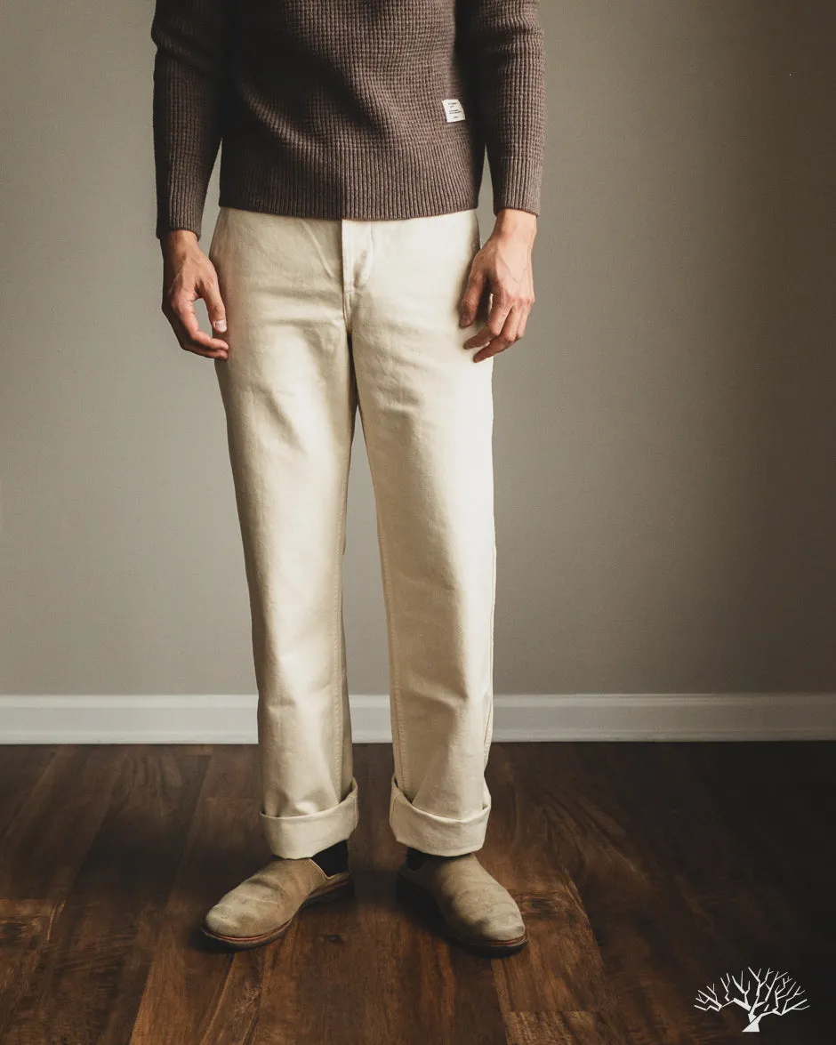 Work Pant - Ecru Twill