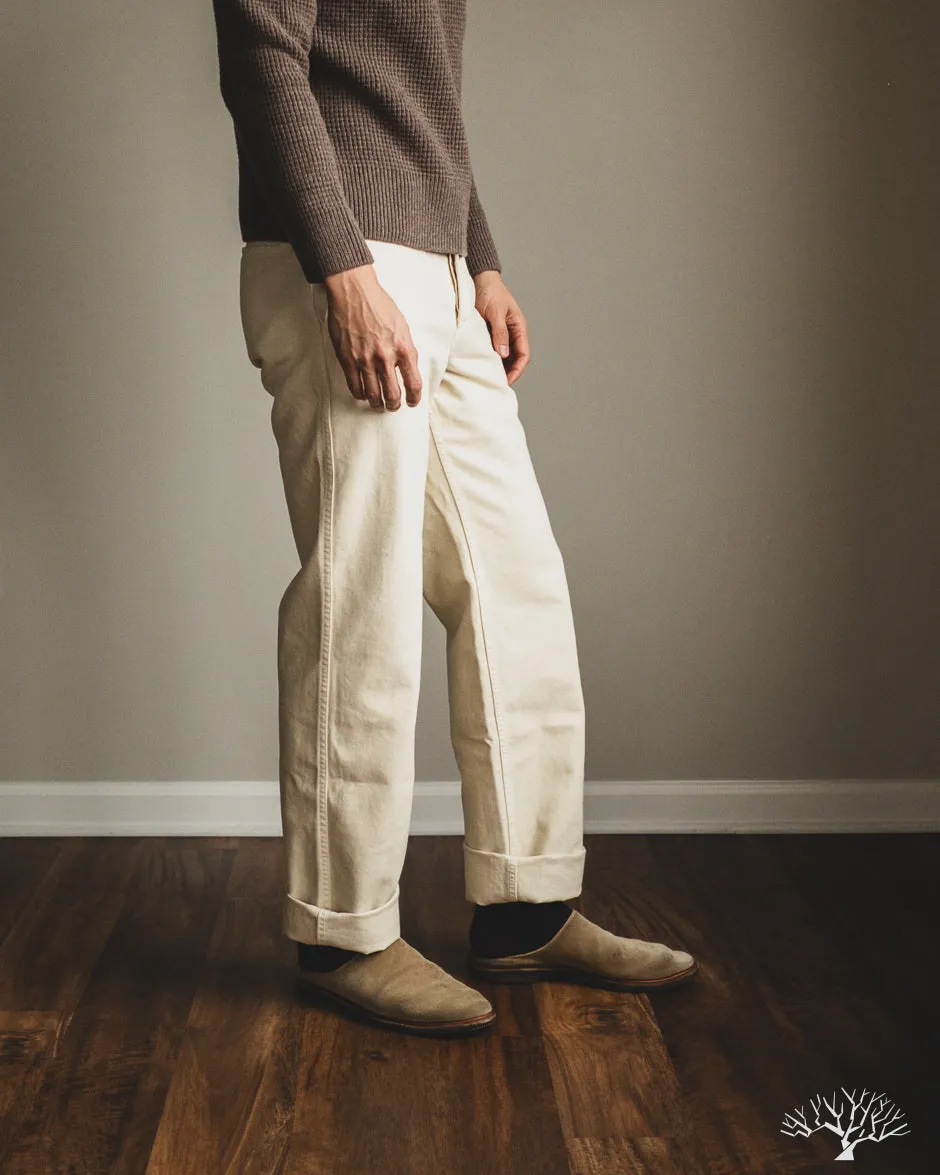 Work Pant - Ecru Twill