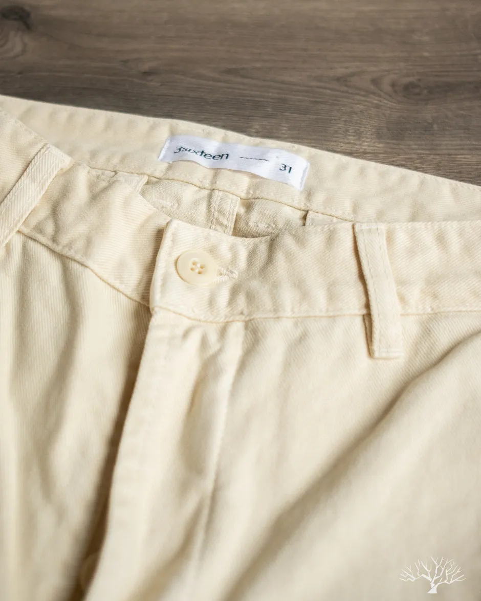 Work Pant - Ecru Twill