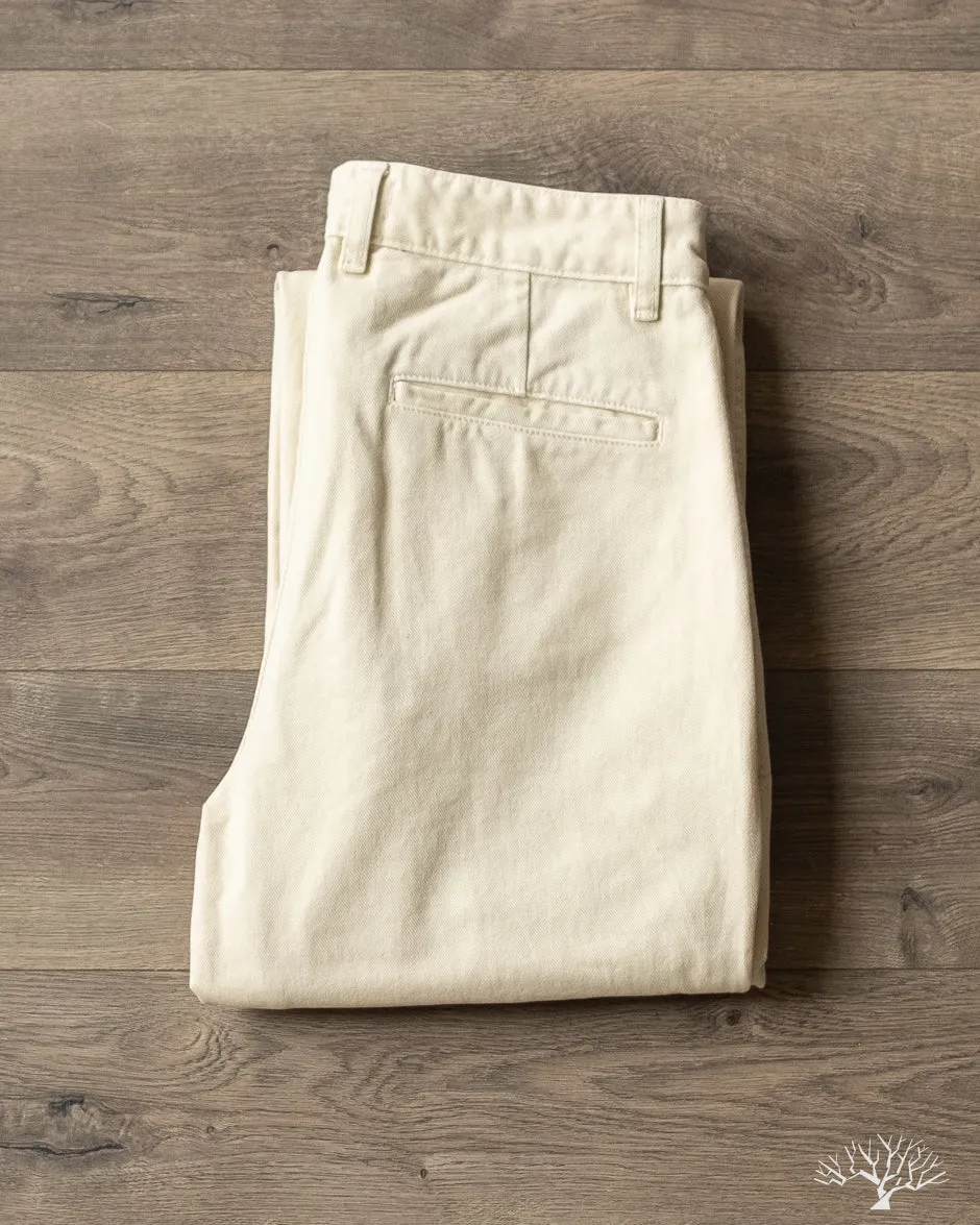 Work Pant - Ecru Twill