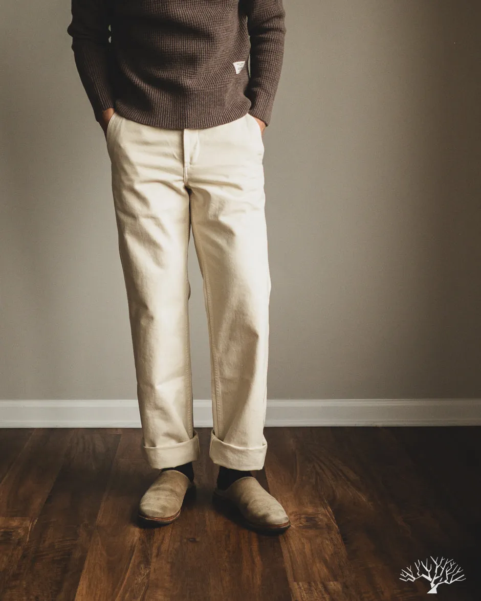 Work Pant - Ecru Twill