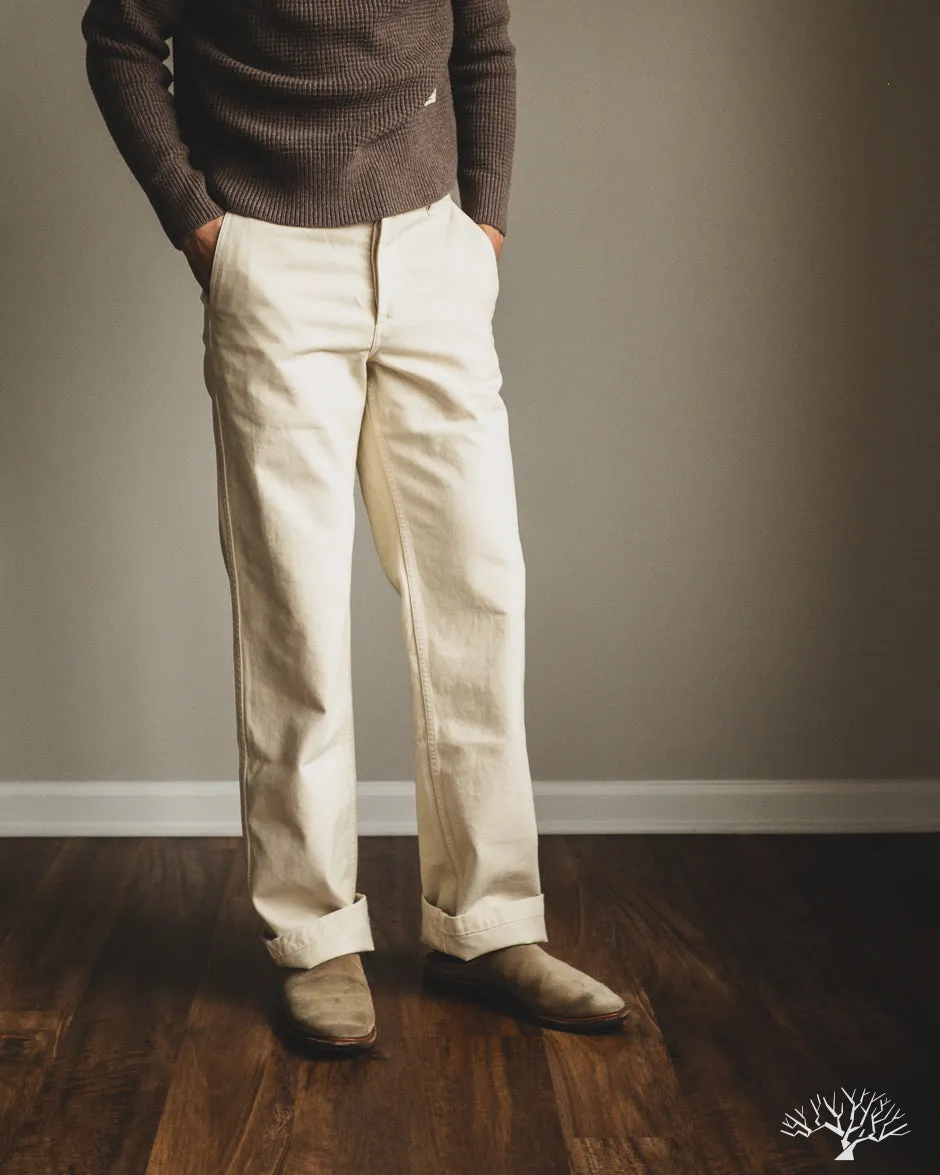 Work Pant - Ecru Twill