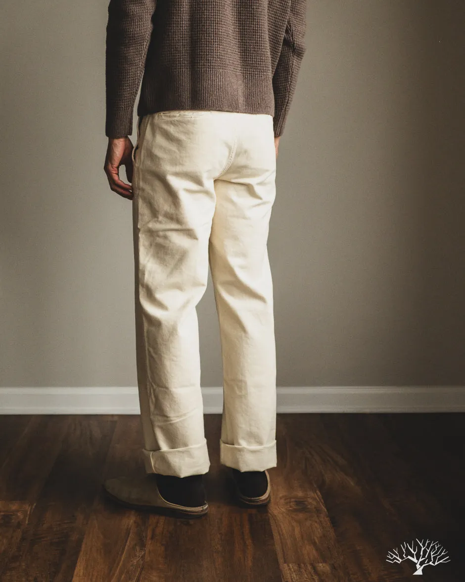 Work Pant - Ecru Twill
