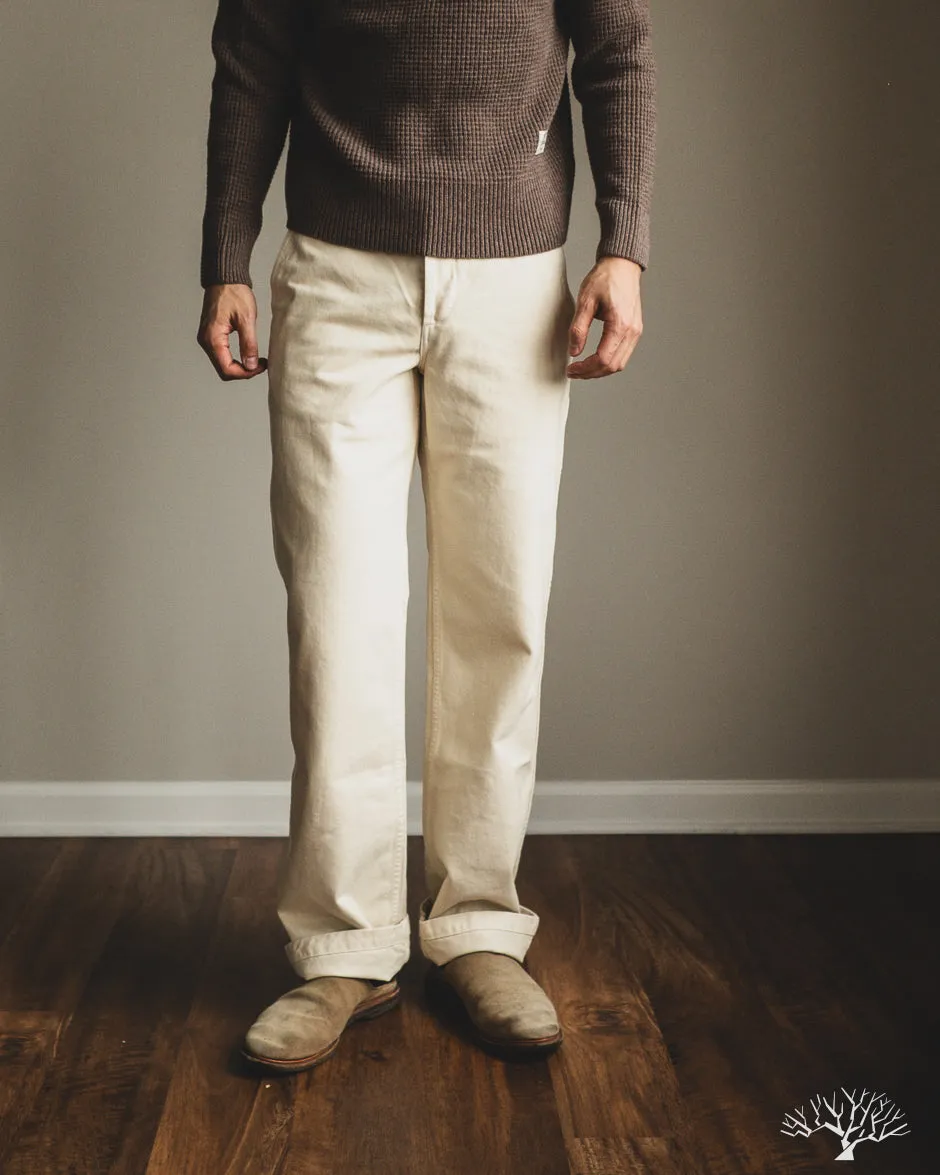 Work Pant - Ecru Twill