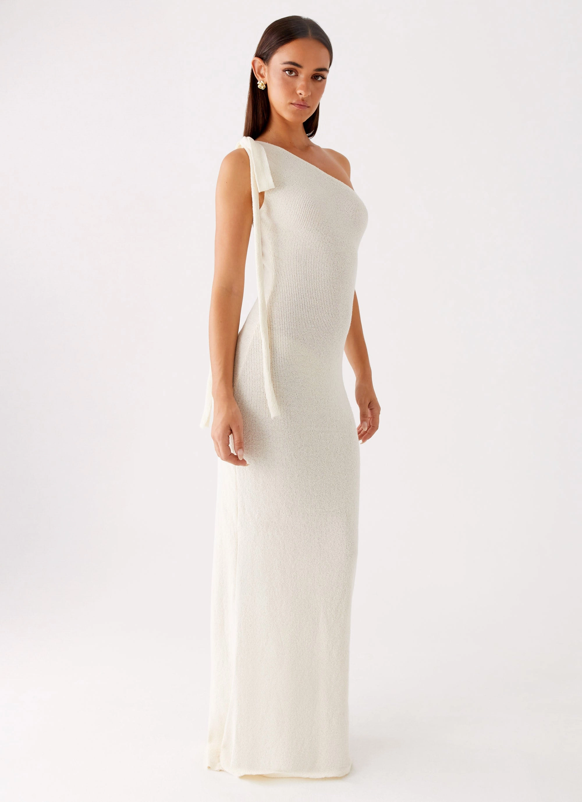 Perfect Design Easton Knit Maxi Dress - White