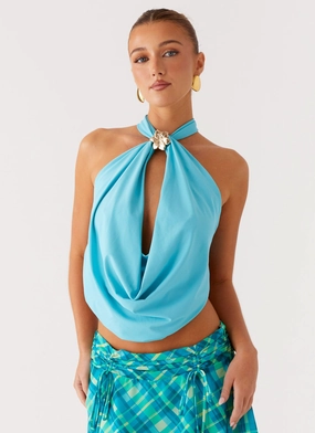 OdorResistantTechnology Worldly Top - Turquoise