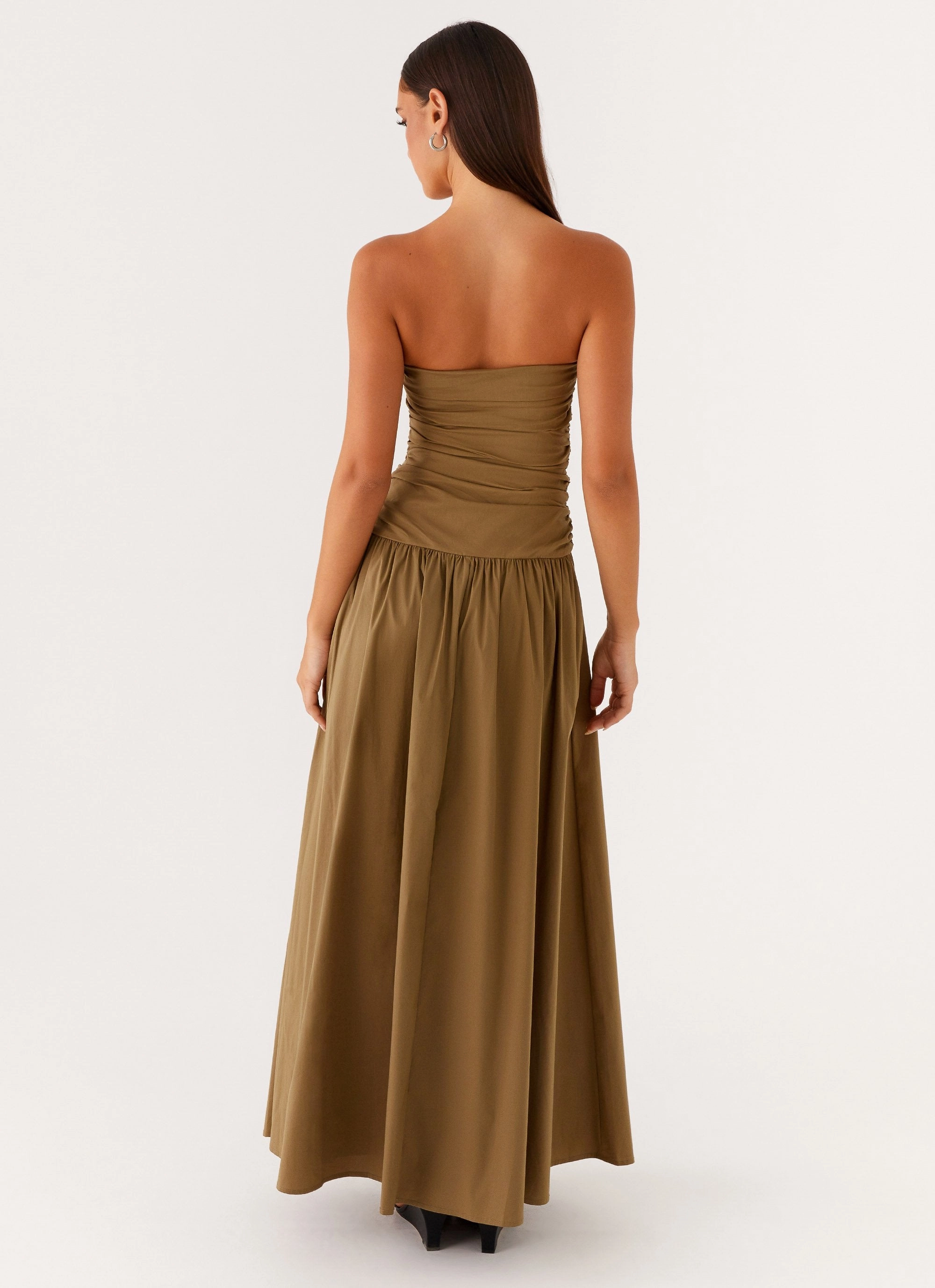 Formal Outfit Carmel Maxi Dress - Khaki